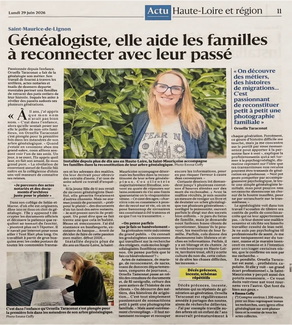 Genealor Genealogiste En Haute Loire Presse Grneal Or